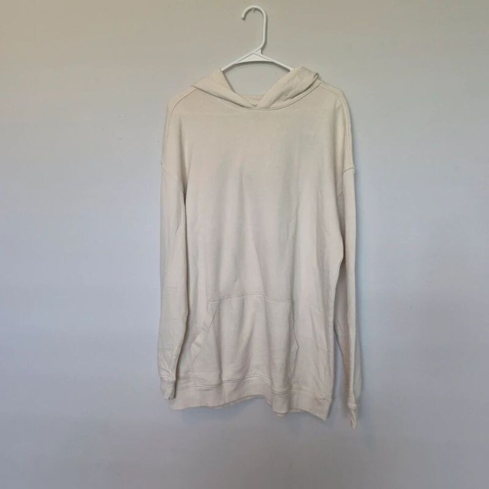 Boys Cat & Jack Cream Hoodie Sweater Size XXL 16-18 Husky